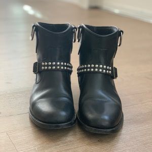 Saint Laurent biker boots